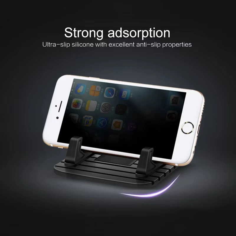Car Phone Holder Car Center Console Dashboard Creative Anti Slip Detachable Multi Functional Desktop Silicone Phone Holder, image 2
