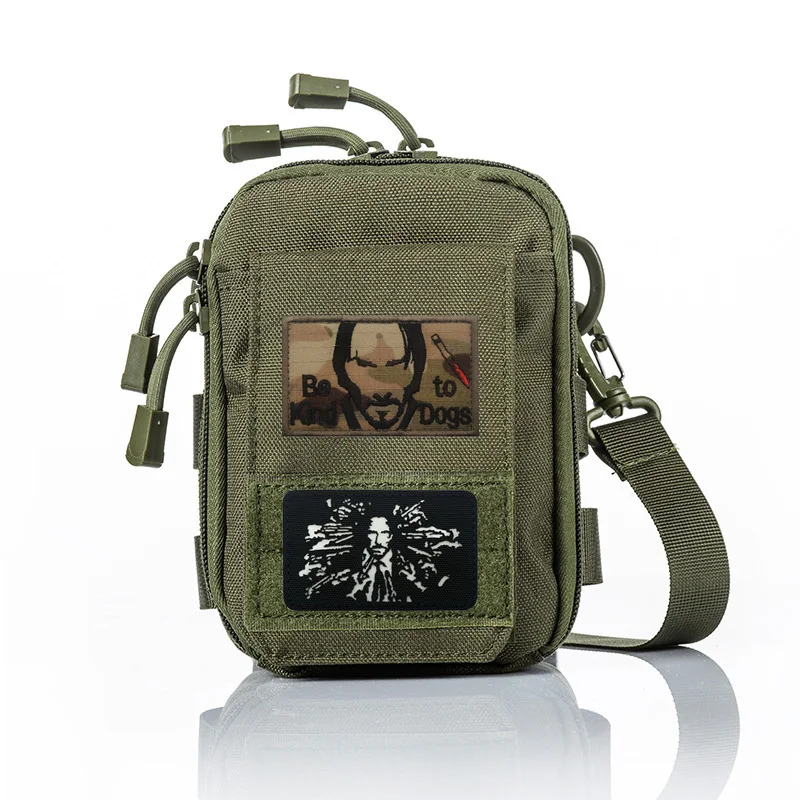 Hot Selling PVC Rubber Patch BABA YAGA John Wick Reeves Head Embroidered Cloth Backpack with Hook and Loop Patches for Clothing