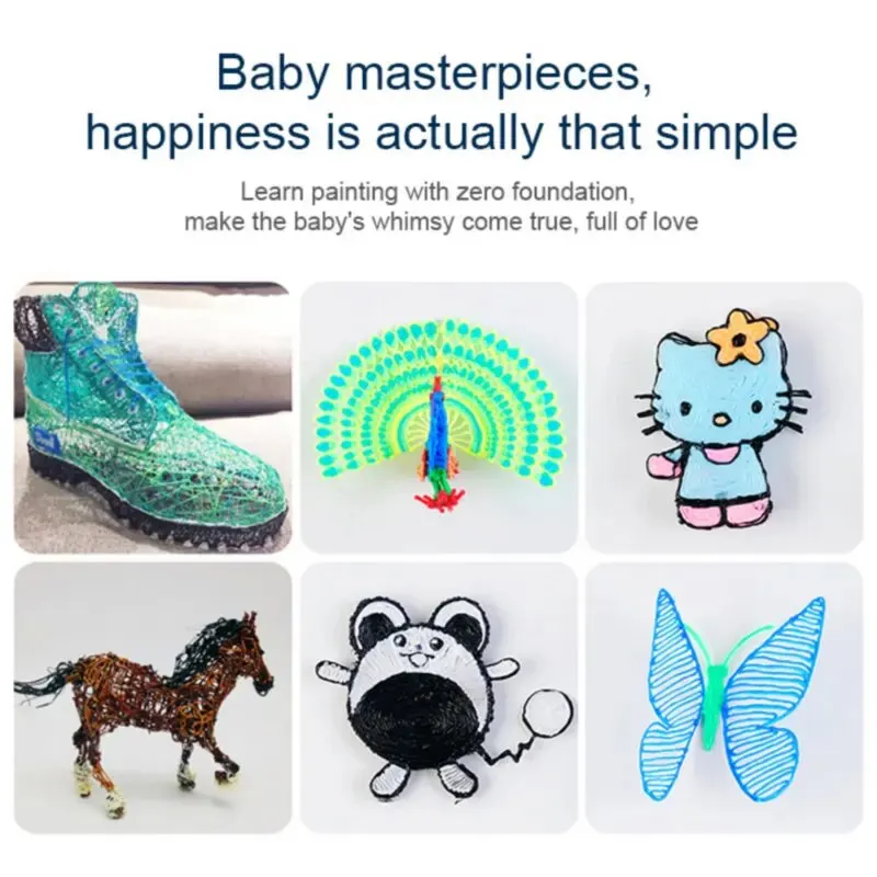 3D Ручка с низкой температурой 1,75 мм PCL нить 3DS принтер для рисования DIY для детей игрушки подарки для мальчиков и девочек