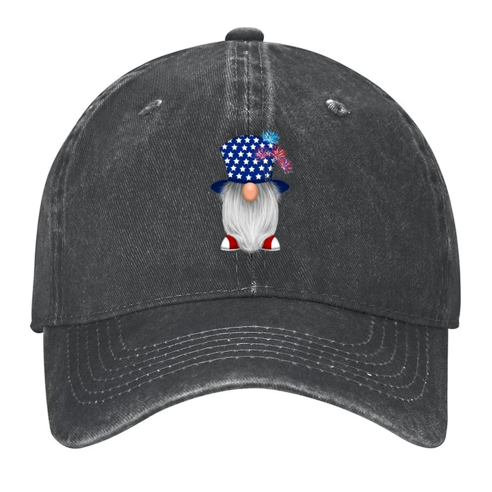 

Uncle Sam Gnome Baseball Cap fishing caps man Military Tactical Cap Trucker Cap Golf Man Women's