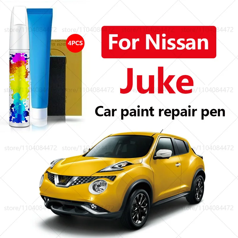 

Ручка для ремонта автомобильной краски для 2010-2025 Nissan Juke, аксессуары для ремонта царапин, 4 шт., белый, серебристый, синий, красный, оранжевый, серый