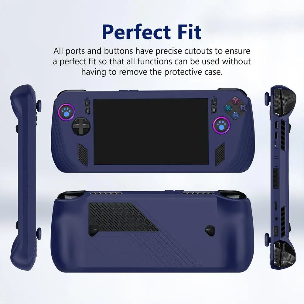Capa Protetora de Silicone para ASUS ROG e Console de Jogos Ally, Protetor Anti-Arranhões, Luva Shell, Acessórios para Jogos