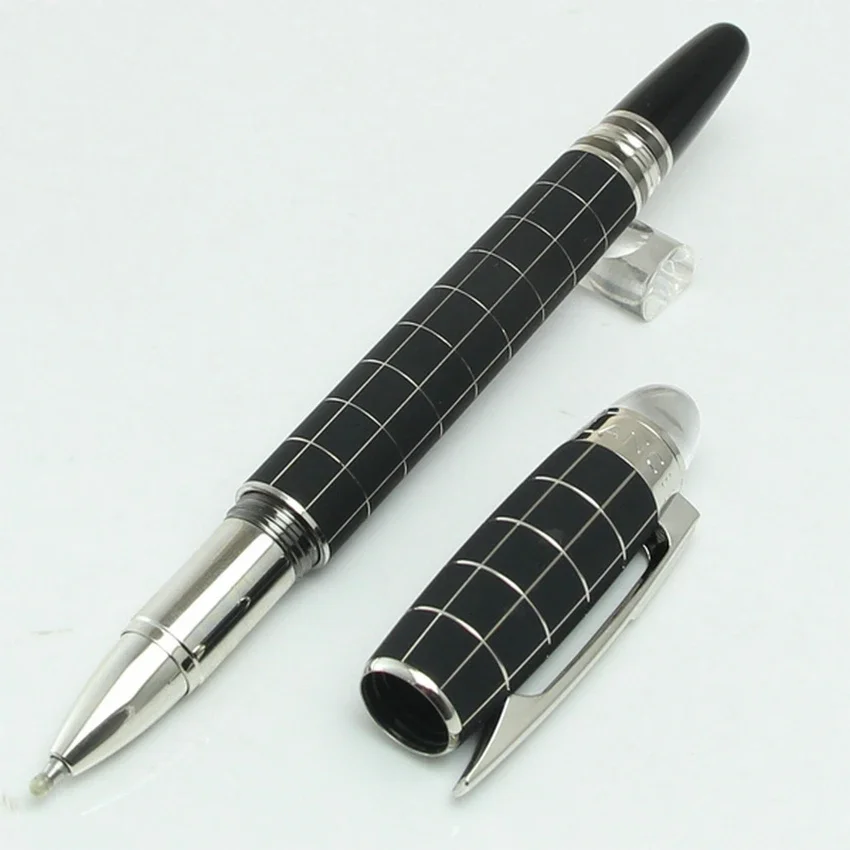 Fashion Luxury Monte Mb Midnight Black Resin Ballpoint Pen Blance Best Rollerball Fountain Pens with Number Office Gift Set