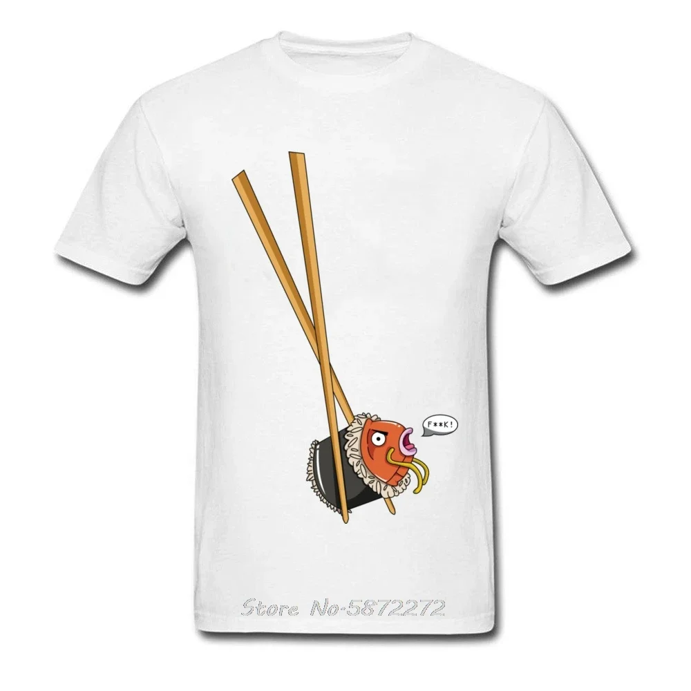 Moda uomo estate manica corta maglietta in cotone giappone Magikarp Sushi Fish Anime t-shirt Plus Size TShirt New Tees top abbigliamento