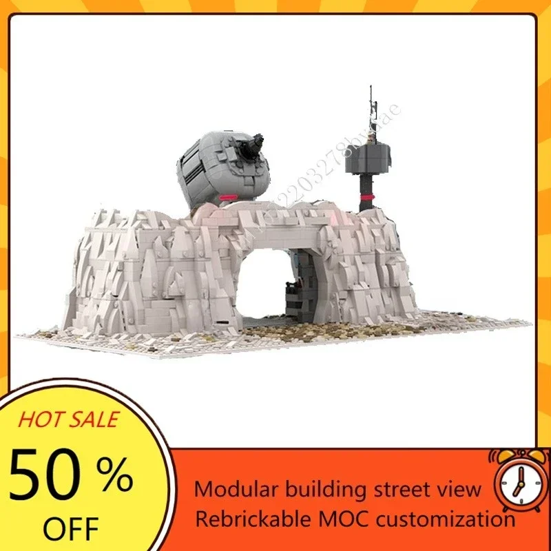 

2594 шт. SW Episode 5 Battle on Hoth Space War Military MOC SpaceShip Battle Model Пользовательская головоломка DIY Образовательная сборка детский подарок