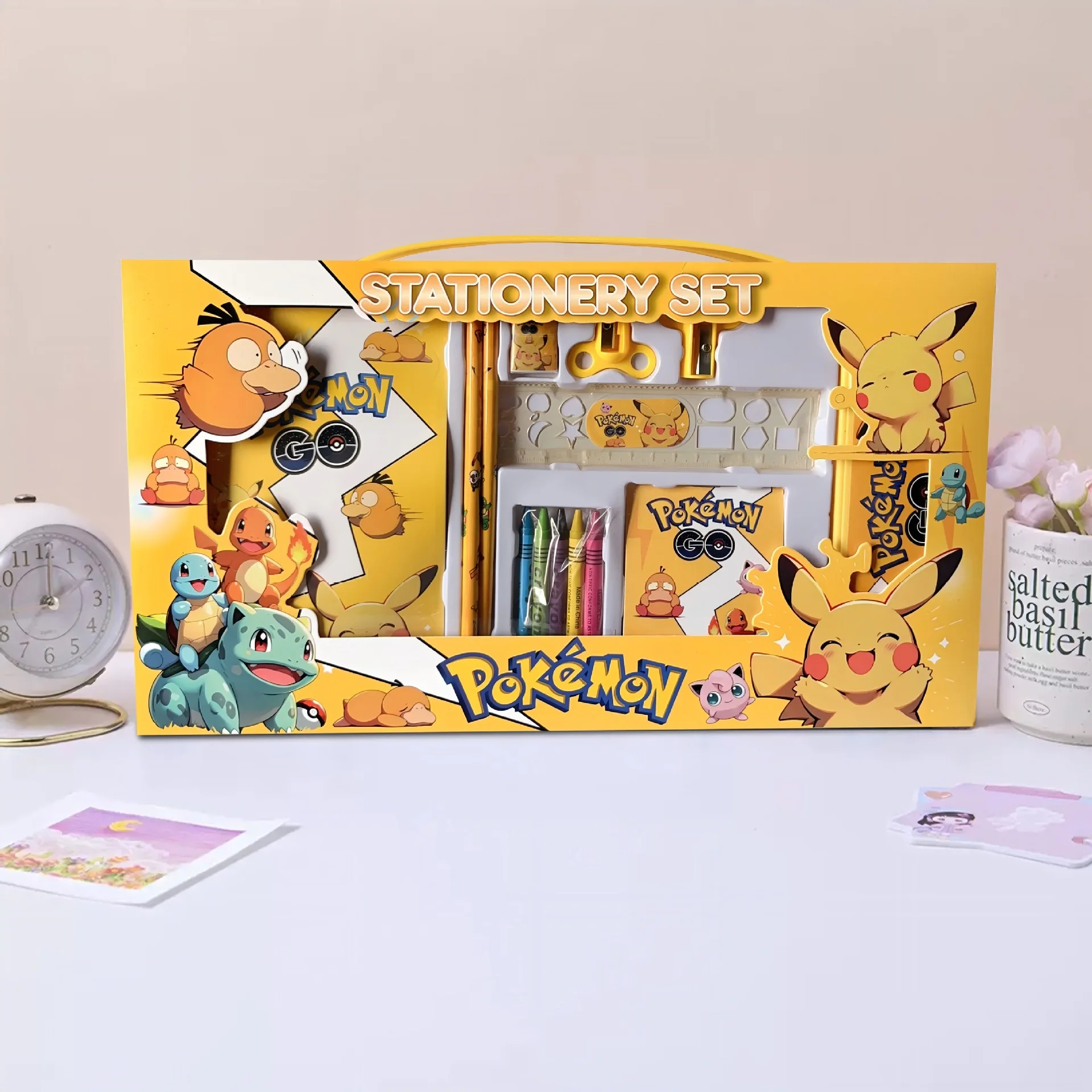 Neues Pokémon Schreibwaren-Geschenkset Pikachu Schreibwaren-Set Schüler-Belohnungen Feiertagsgeschenk