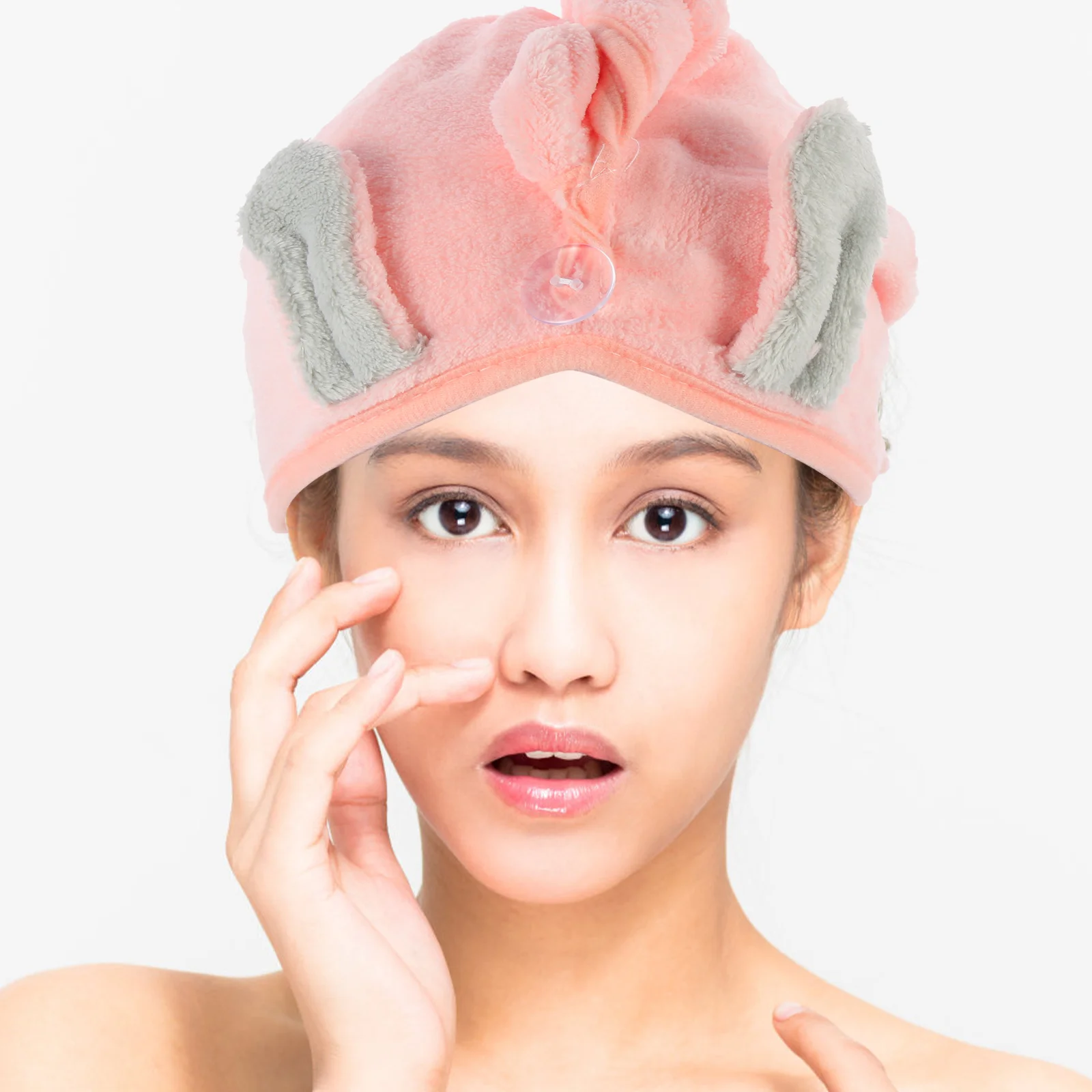 

4Pcs Hair Towels Fast Drying Comfortable Hair Wraps with Good Water Absorption for Women Home Travel Head Towels