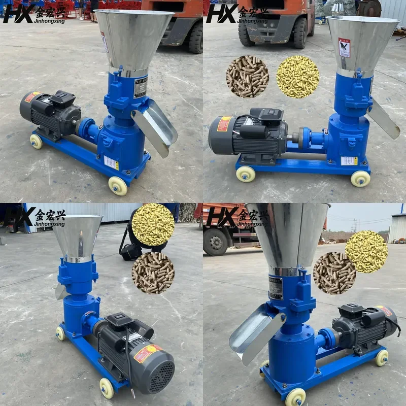 High Productivity Flat Die Pellet Mill Feed Granulator for Poultry Livestock Grain Forage Processing