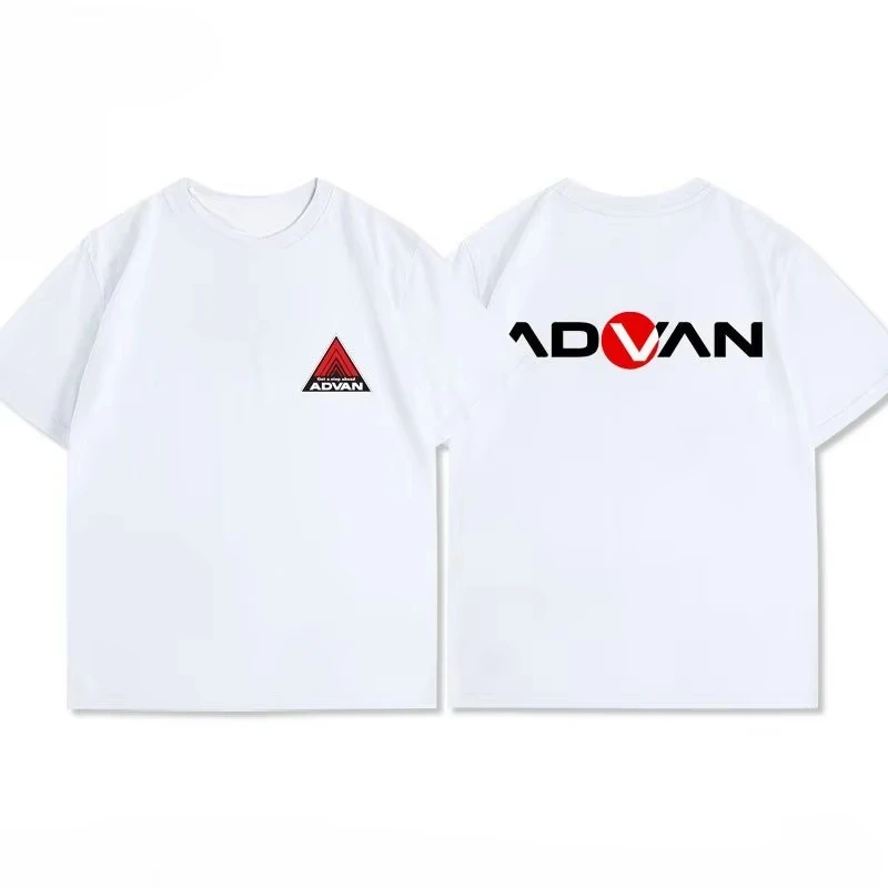 Japan JDM Modified Yokohama Advan Wheel Hub T-shirt Men's Clothing Women's Casual Wear Cotton 2026 Summer New T Shirt