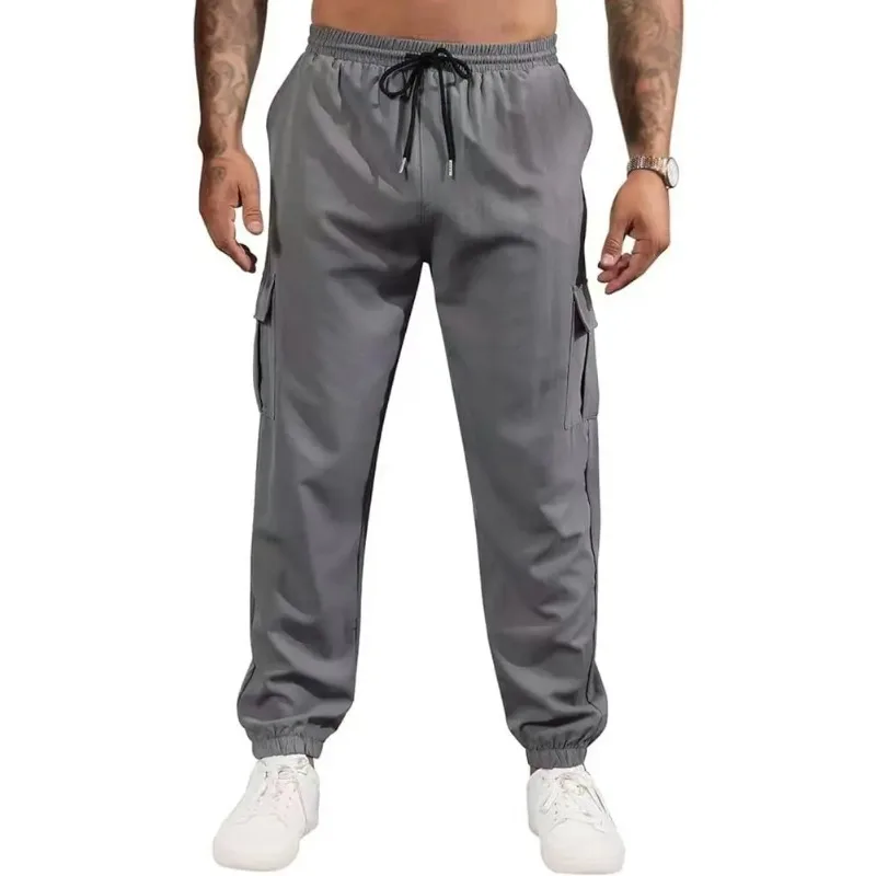 

Men's New Multi Pocket Workwear Pants Retro Casual Bottom Pants Men's Loose Large Size Fashion Versatile Pants