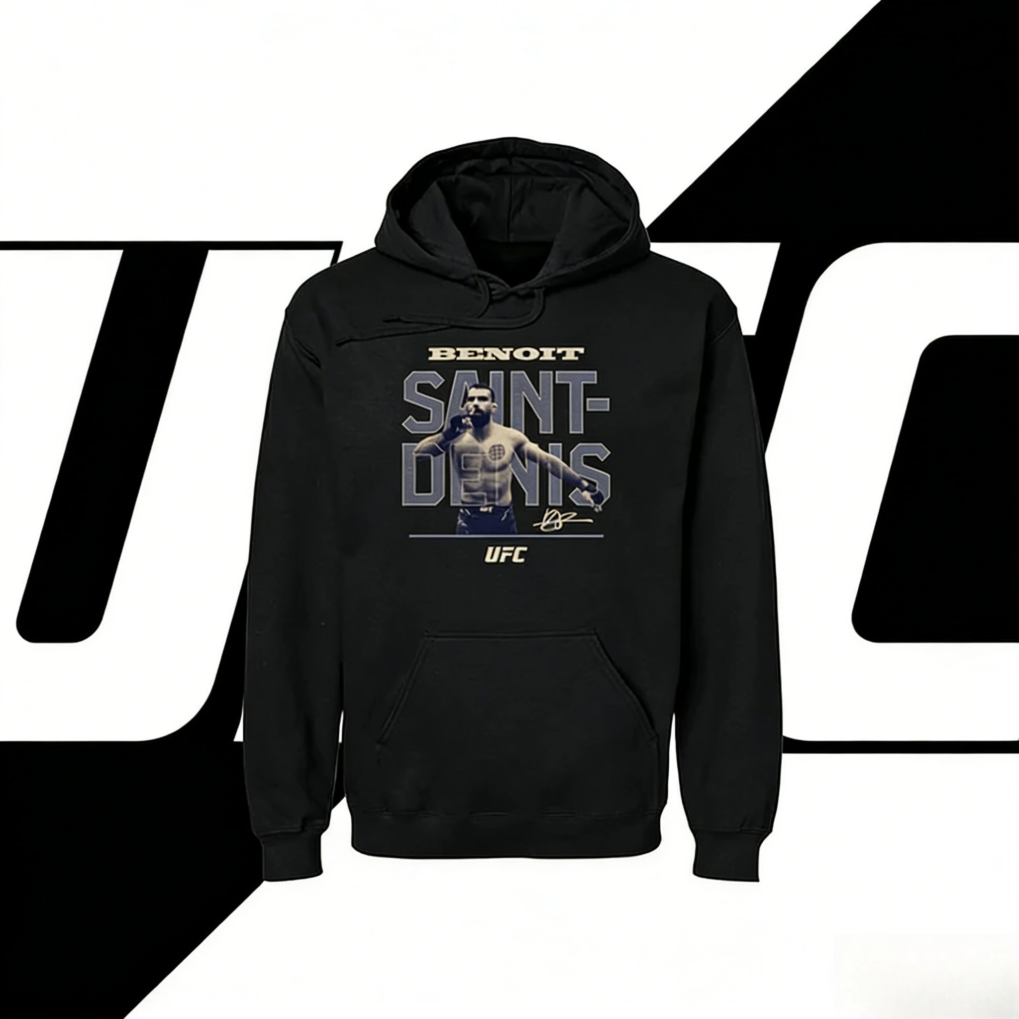 

Тема UFC Benedict Saint-Denis 2025-26, осень/зима, чистый хлопок, 100% свободная повседневная толстовка с капюшоном, подходит для мужчин и женщин