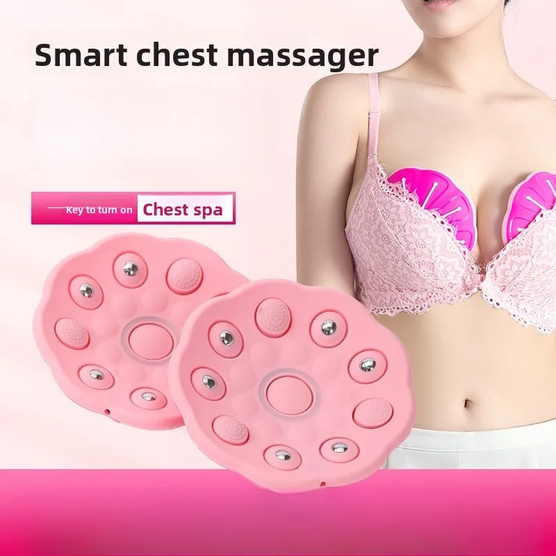 

Chest Massager Chest Instrument Remote Control Infrared Constant Temperature Hot Compress Rechargeable Beauty
