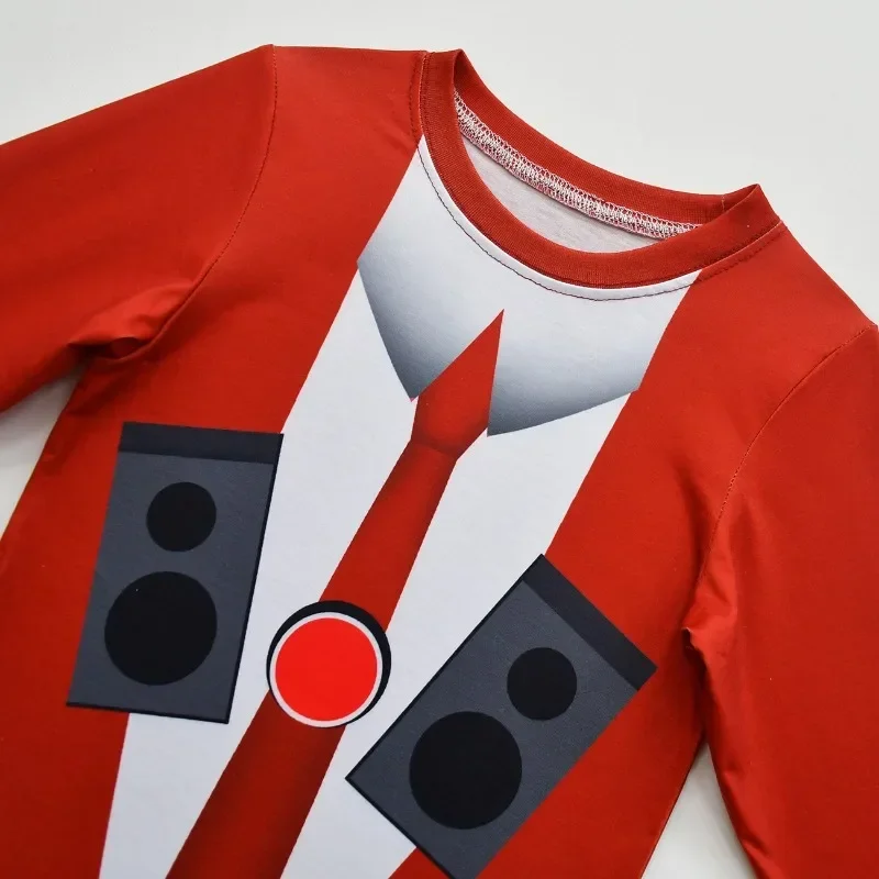 EE01 S-skibidi toilette costumi cosplay divertente altoparlante uomo Titan audio uomo camderman gioco horror figure set per bambini compleanno 0Ww