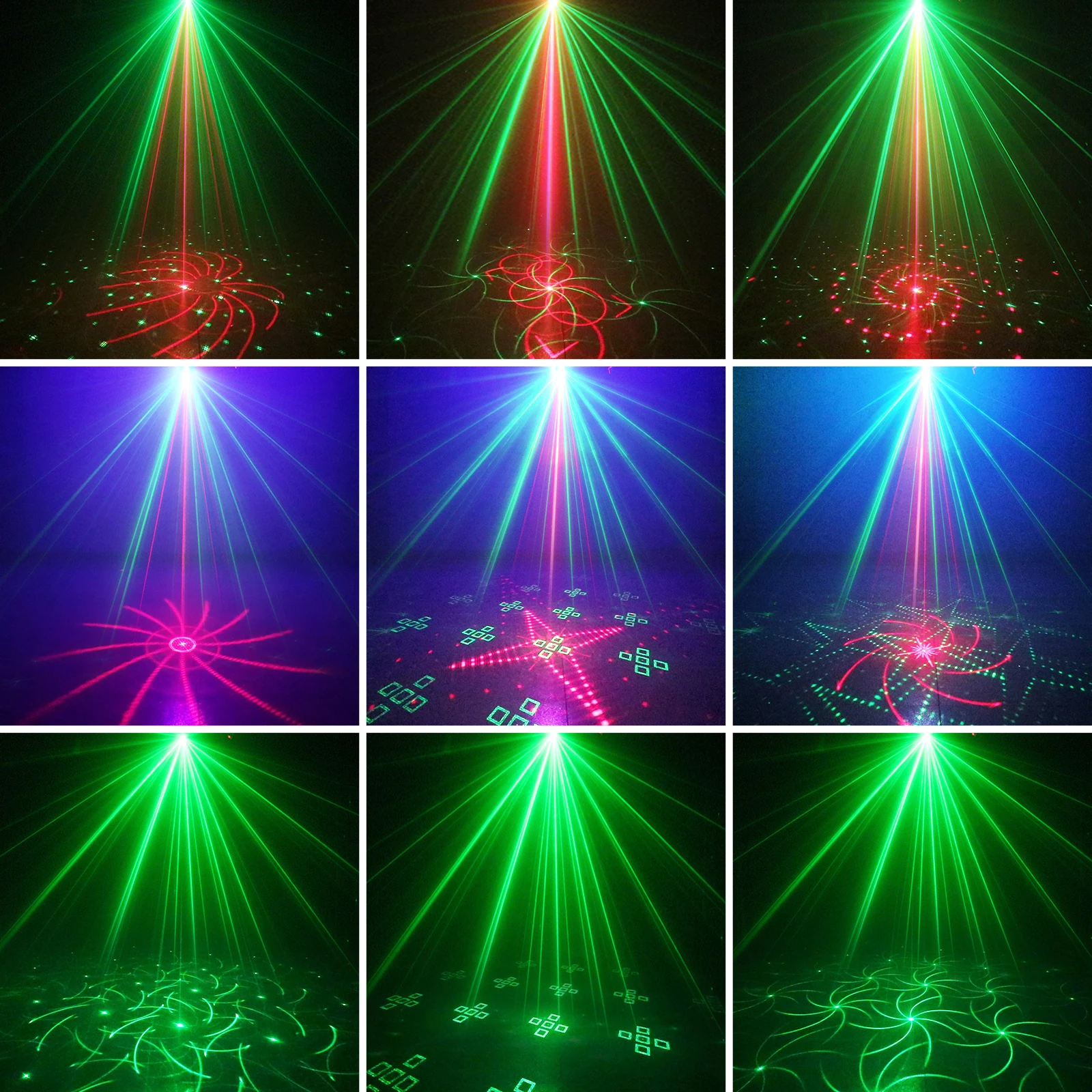 Proyector de luces LED estroboscópicas con Control remoto, efecto bola de discoteca para DJ Club, decoración del hogar de cumpleaños, fiesta de Navidad recargable
