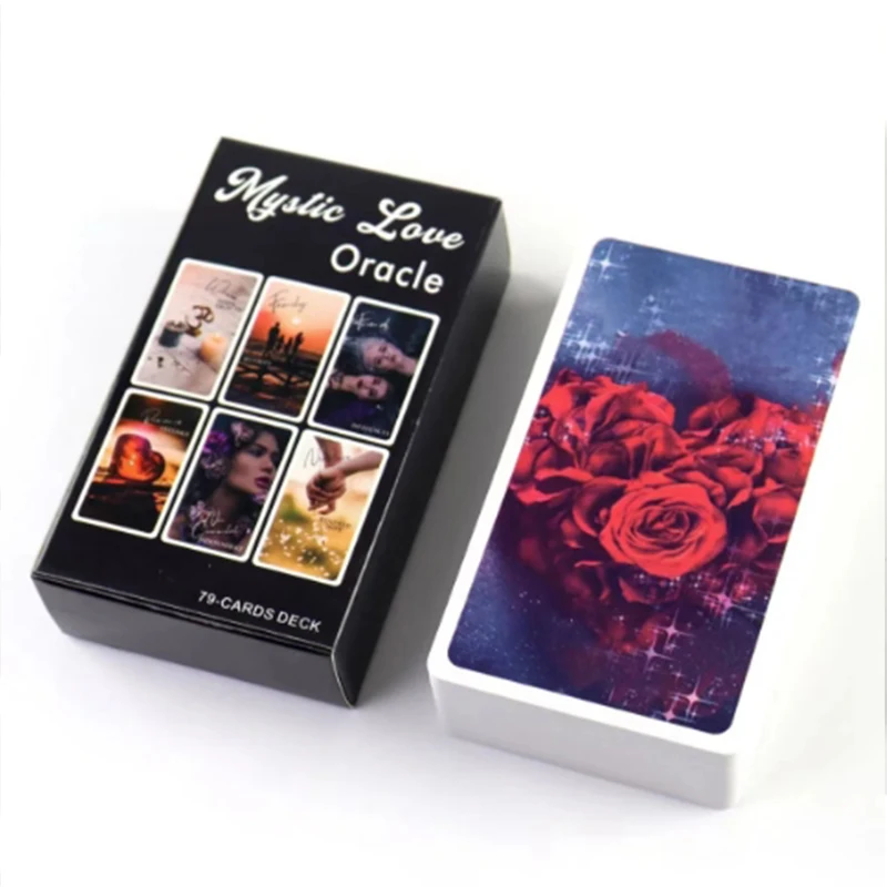 Mystic Love Oracle cards A 79 Tarot Card Board Game Party Mystical Tarot Divination Tools Table Tarot Deck Party Favor