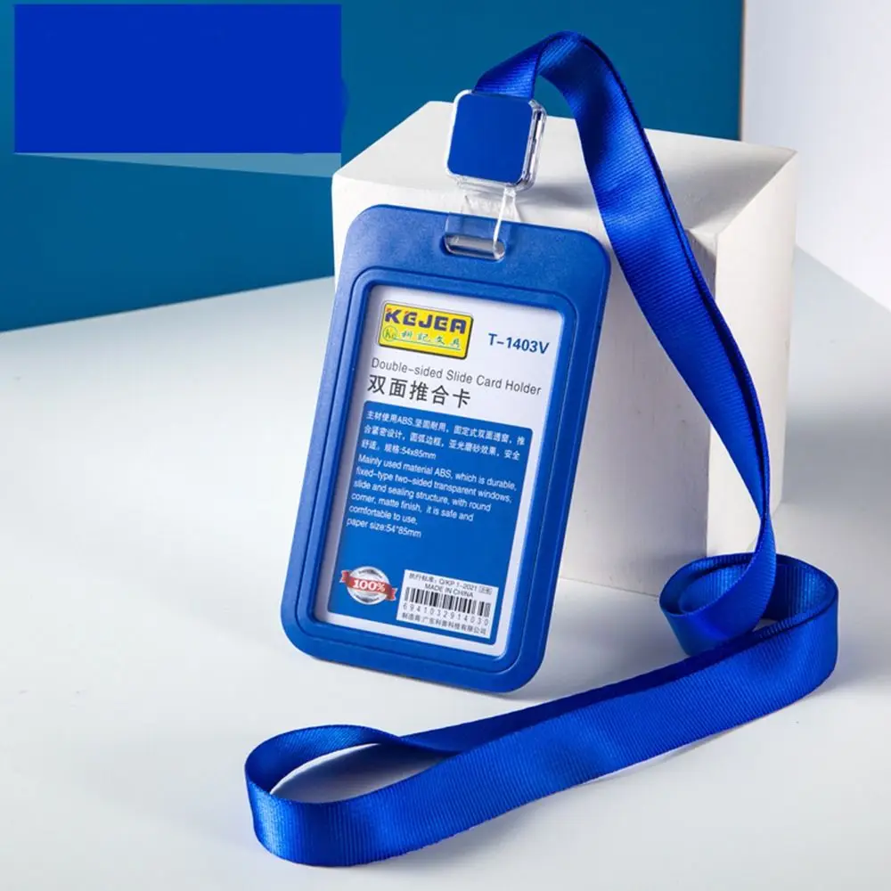 Supplies Bus Card Business Card ID Card Lanyard Card Holder Horizontal Card Protector Vertical Card Cover Simple Card Case