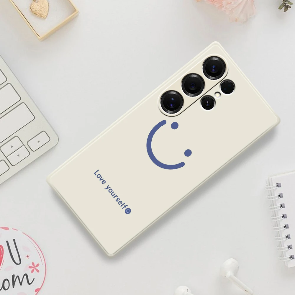 

Чехол для мобильного телефона в стиле лица для Samsung Galaxy S25 S24 S23 S22 S21 S20 Ultra Plus S20FE S21FE S23FE S24 FE S10 Plus Cover Coque