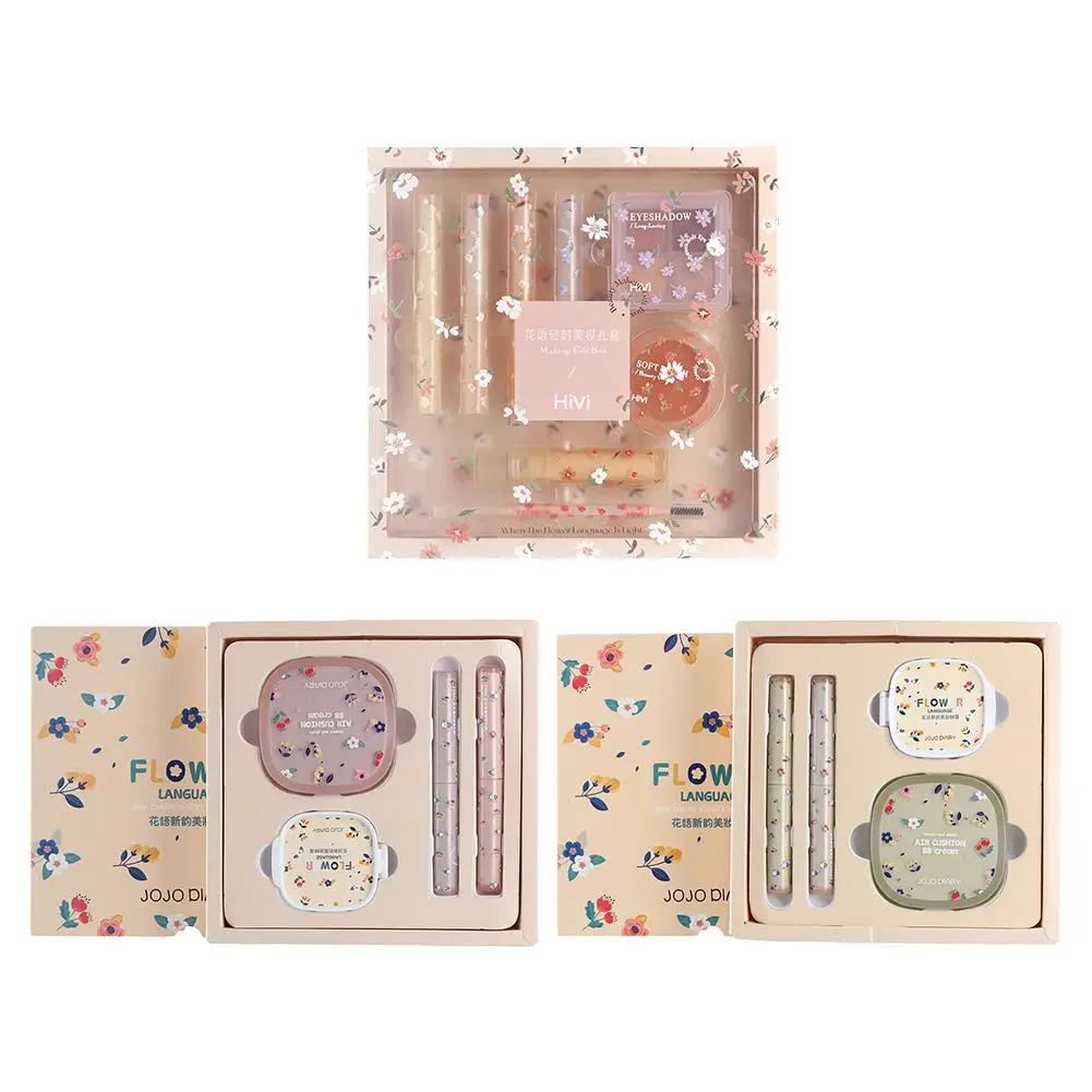 Makeup Sets Lace Vintage Angel Glitter Eyeshadow Palette Box Eyeshadow Set Glitter Kit Highlight Up Blush Gift Make Set Mak T1O1