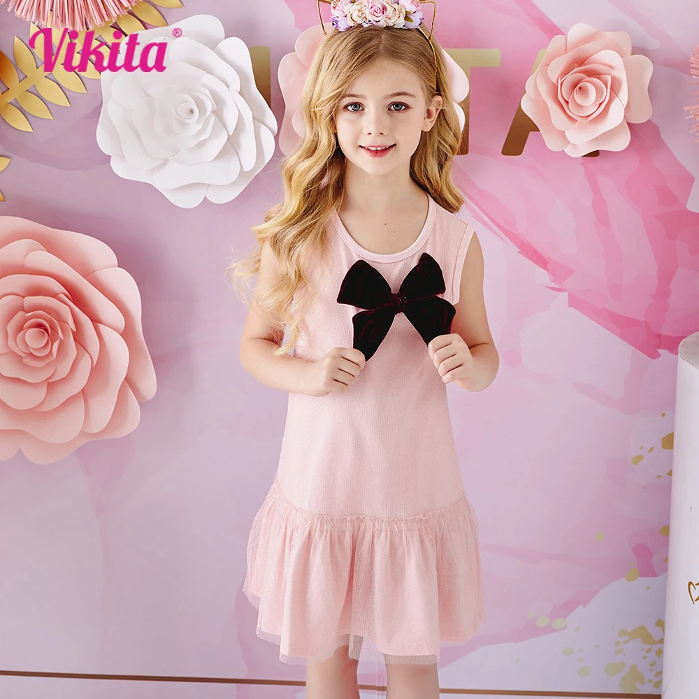 Vikita Girl Pink Dr… - image
