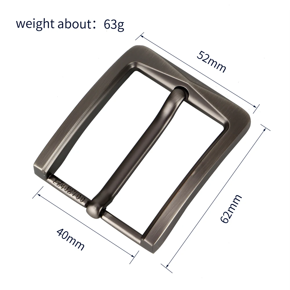 1pc Men Belt Buckle 40mm Metal Pin Buckle Fashion Jeans Waistband Buckles For 38mm-39cm Belt DIY Leather Craft Accessories