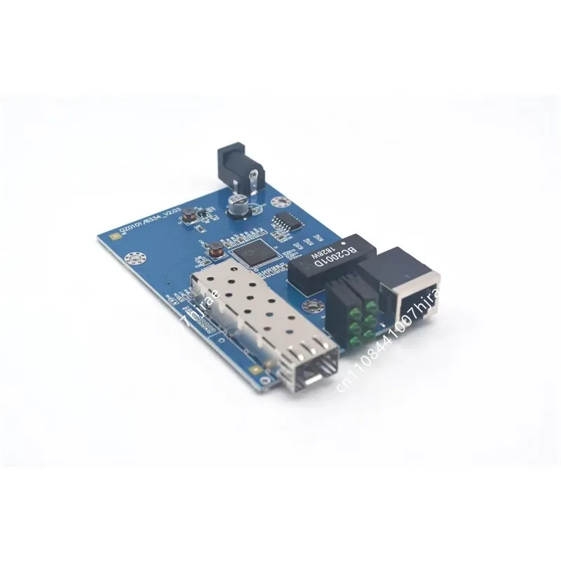 10/100/1000M SFP RJ45 Fiber Media Converter Single Mode 1310nm 1550nm 20-120km CE RoHS FCC Certified For FTTH FTTBOpticalNetwork