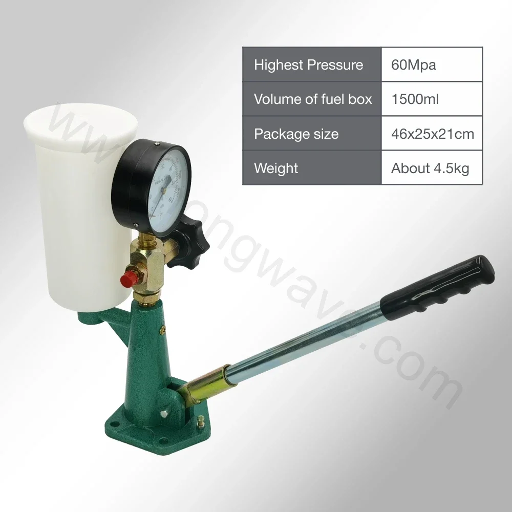 S80H Nozzle Inje ction Tester For Adjusting Calibrating Diesel Engine Fuel Injectort Tester Accessories