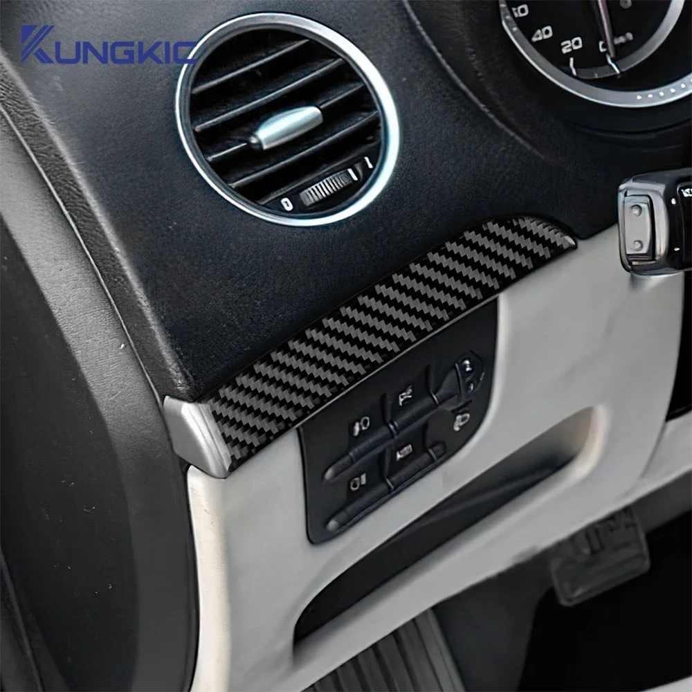 For Alfa Romeo 159 2005-2017 2018 2019 2020 2021 2022 2023 Real Soft Carbon Fiber Sticker Car Driver Co-pilot Strip Accessories