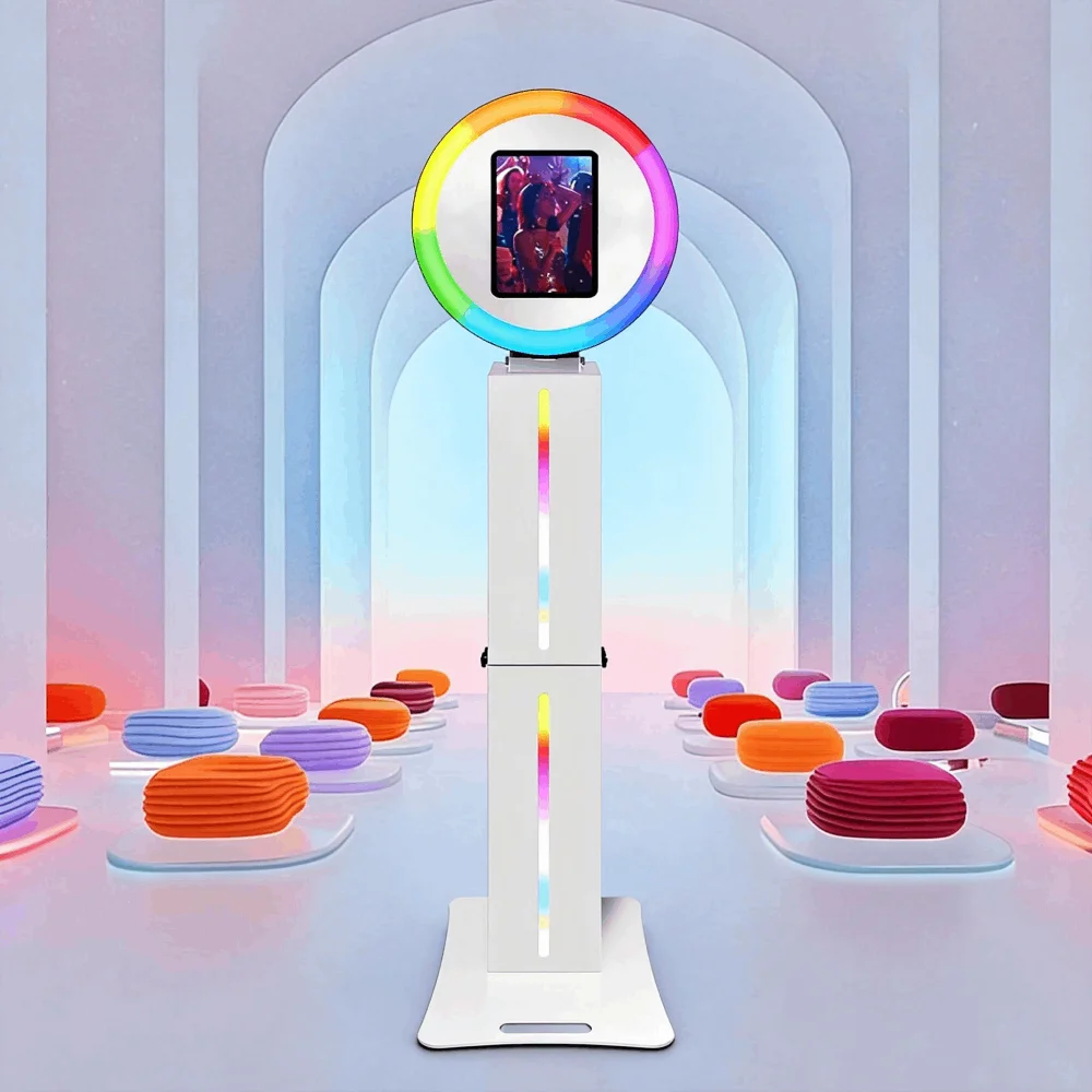 

Склад в США | Фотобудка для iPad 11Pro с кольцевой подсветкой, фотобудка-автомат с транспортировочной коробкой для свадеб, бесплатная доставка