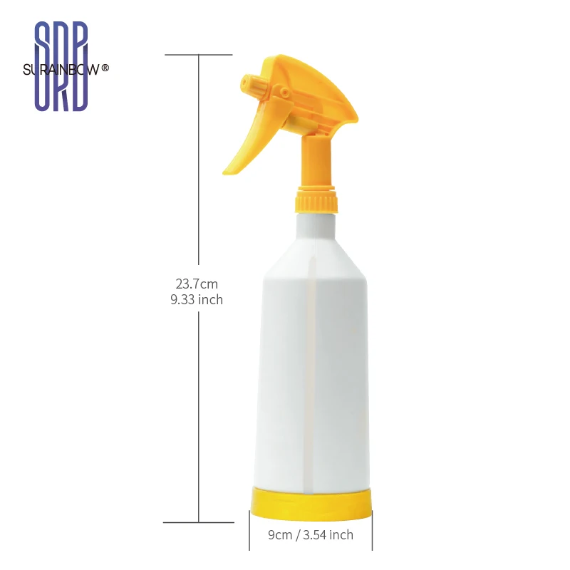 Plastic Empty Spray Bottles, For Cleaning Solutions,Bleach Spray, Professional Empty Spray Bottle,Sprayer with Adjustable Nozzle