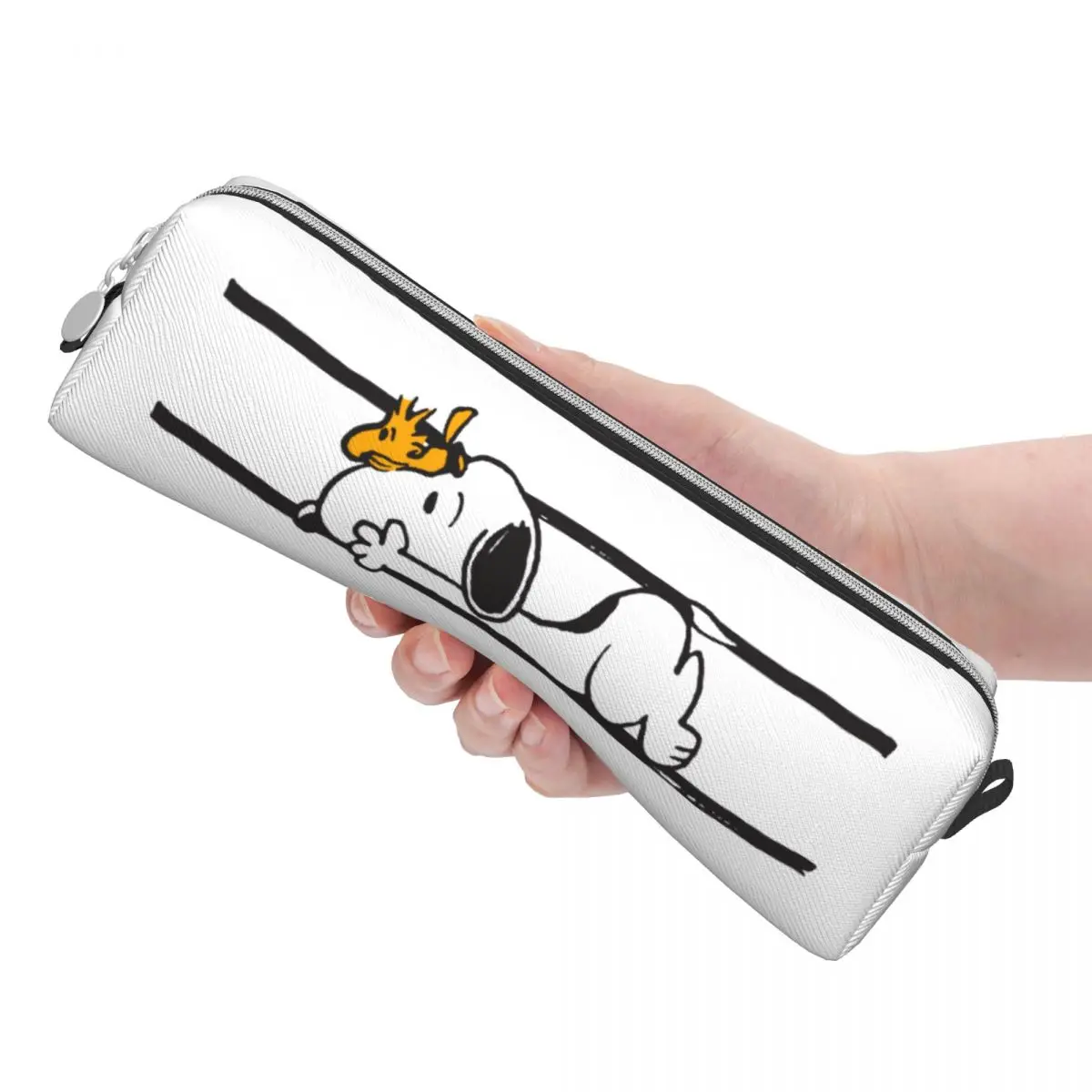 Snoopy & Woodstock-estuche para lápices Smile Giggle, estuche para lápices, Portalápices para niñas y niños, bolsas para estudiantes, regalos