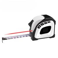 2in1 Range Finder 40m Rechargeable Mini Laser Distance Tape Measure Meter