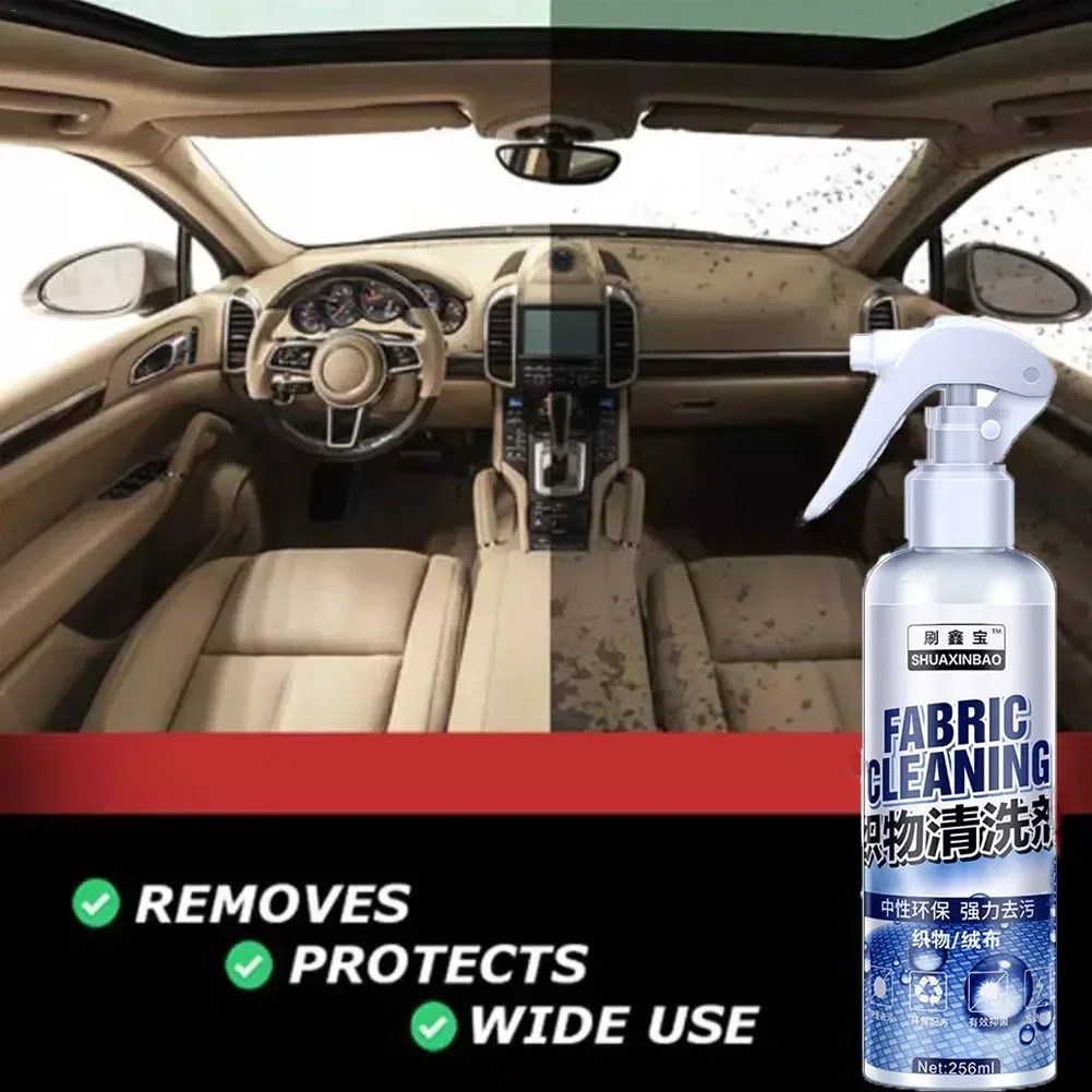 Car Interior Cleaning Agent Ceiling Cleaner Leather Flannel Woven Fabric Water-free Cleaning Agent Auto Roof Dash Cleaning Tool