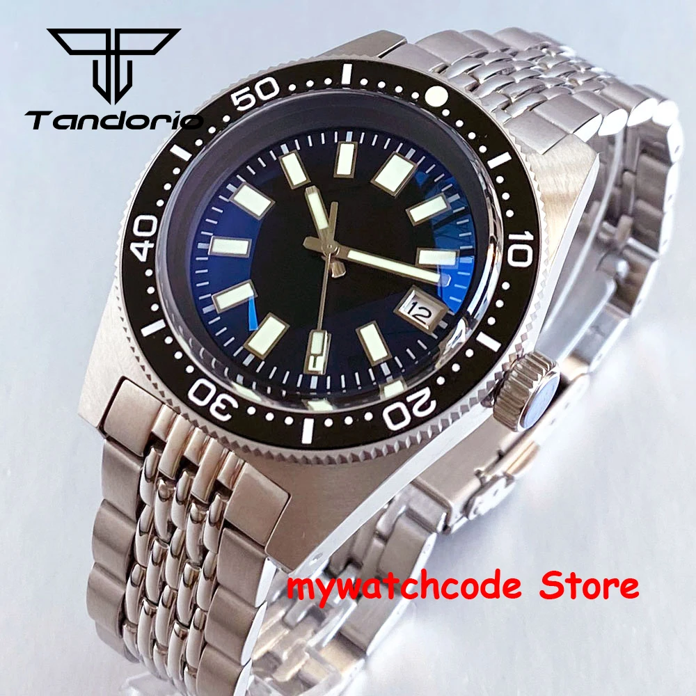 Customized 62mas Style NH35A Movement Mechancial Automatic watch for men AR Domed Sapphire Glass Sports Steel Waterproof