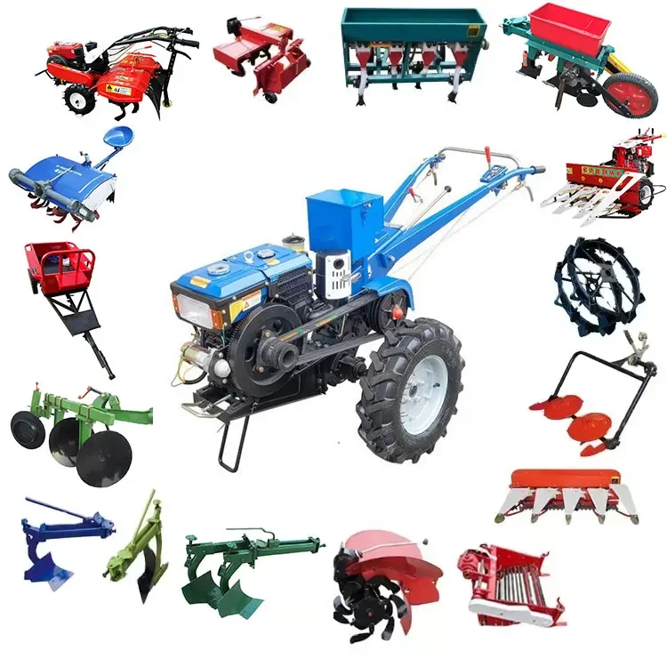 Farming Agricultural Machinery Equipment Walking Tractor Gearbox 12hp 22hp  Engine