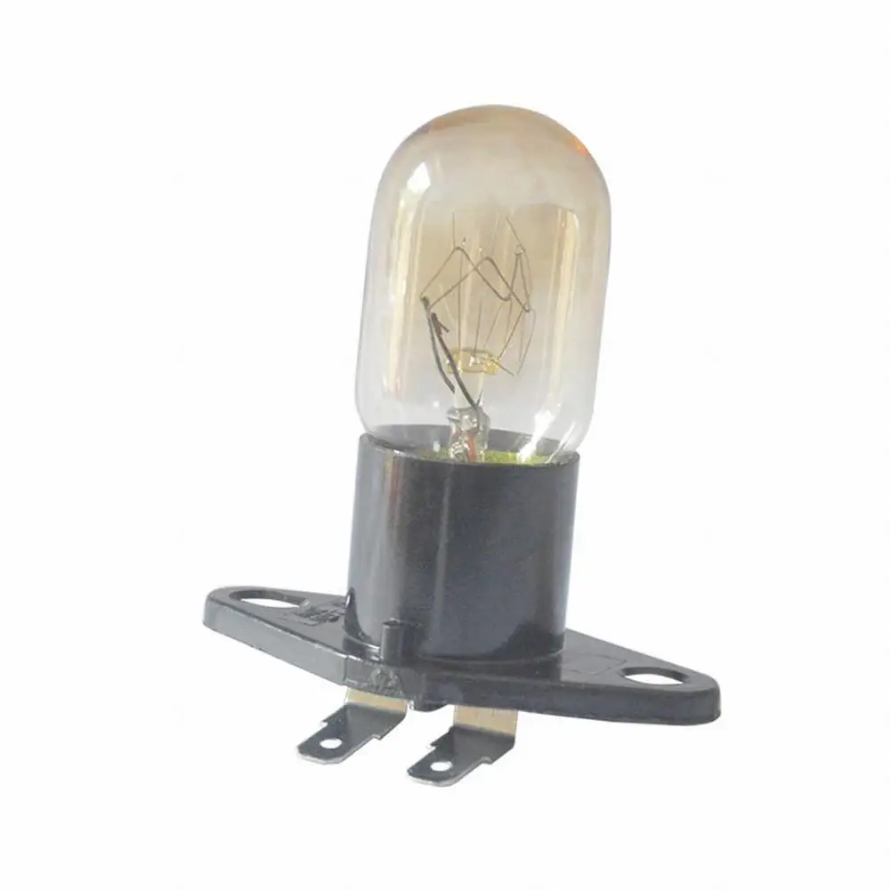 1Pcs Light Bulb Lamp Globe Microwave Ovens Glass Plastic The Bulb And Base Cannot Be Disassembled 250V 2A Fit For Most Brand