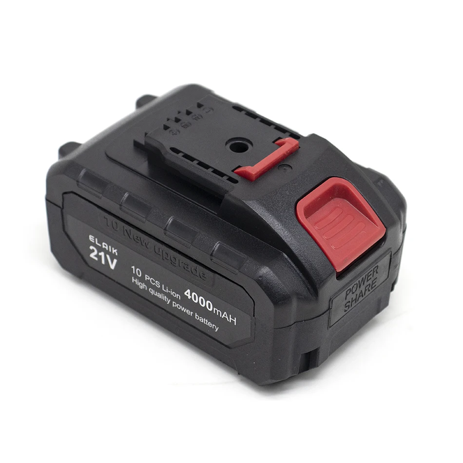 21V 4Ah  High Capacity Rechargeable Lithium Ion Battery for WORX 18V 20V Electric Saw Electric Drill and Garden Power Tools