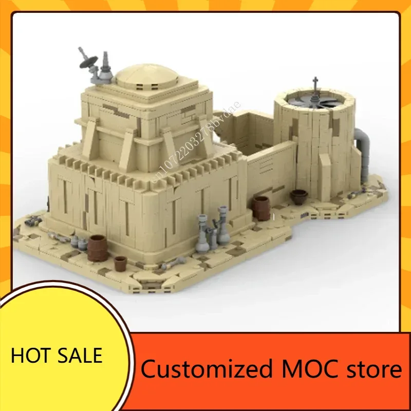 1919PCS Angepasst MOC Space Battle Tatooine Residential Hut Puzzles Technologie DIYAssembly Urlaub Geburtstag Spielzeug Weihnachten Geschenk