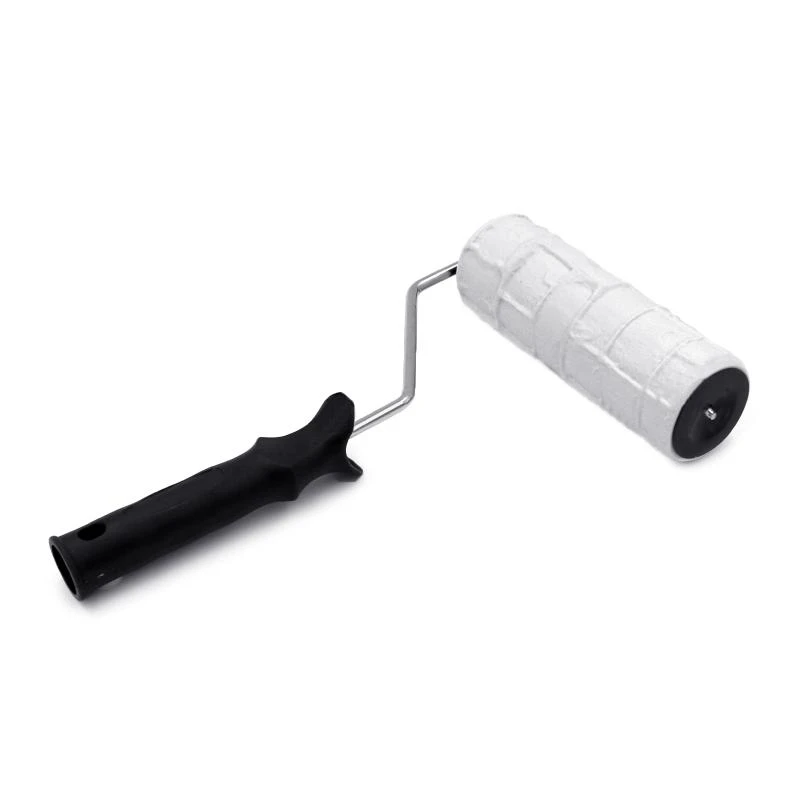 A2UD Household DIY Paint Embossing Roller Art Brush Construction Tool Brick Roller for Wall Paint Texture Rolling Flower Roll