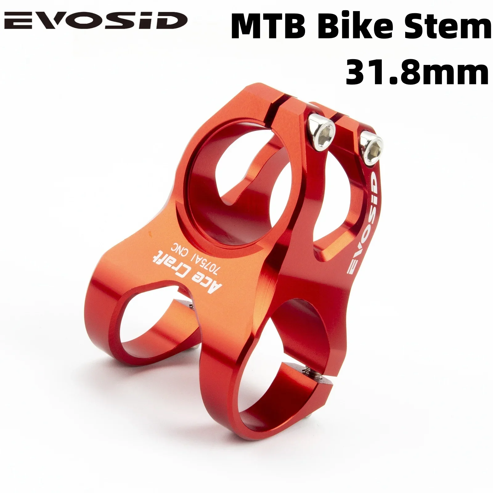 

EVOSID Сверхлегкий вынос руля для горного велосипеда 100 г, 31,8 мм, вынос руля для горного и шоссейного велосипеда, высокопрочные детали из алюминиевого сплава