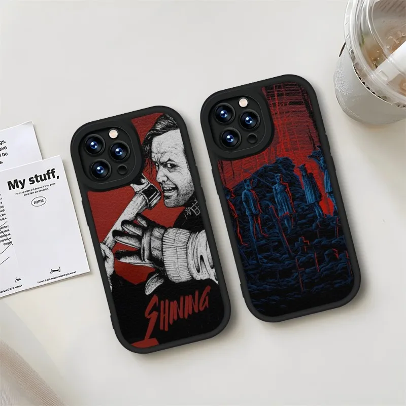 The Shining Stanley Kubrick Movie Phone Case Black For IPhone 11 14 13 12 Pro Max Mini Xs X Xr 7 8 Plus SE2020 Leather Coque