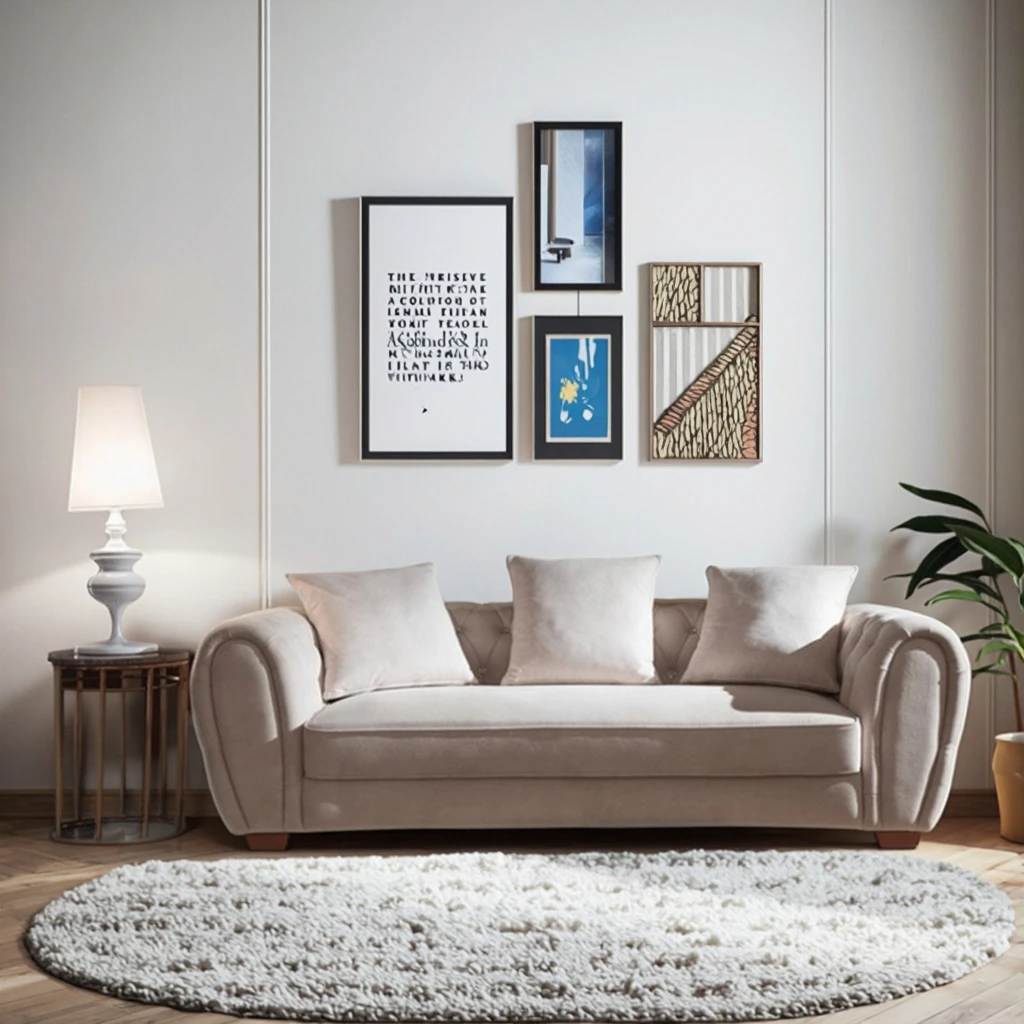 &Modern Luxury Sofa Living Room Crystal Button Tufted Design Sofa Couch Set Furniture