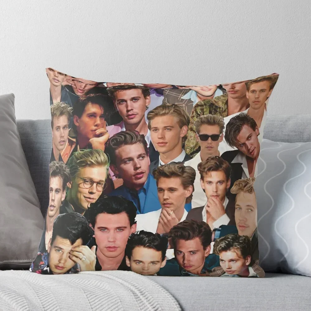 

Austin Butler Photo Collage Throw Pillow Anime Decorative Cushions For Luxury Sofa Bed pillowcases Pillow