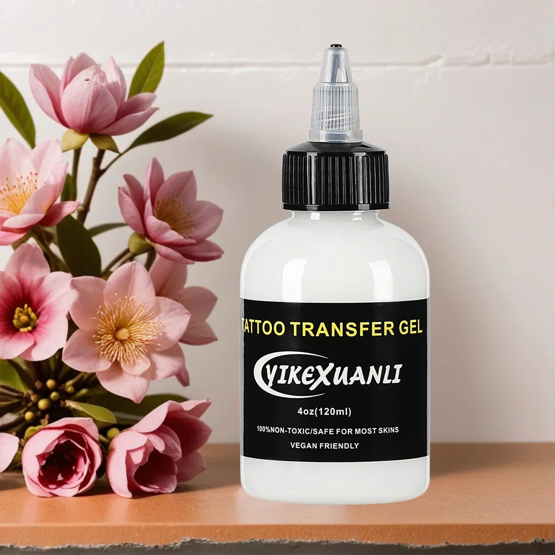 

YIKEXUANLI120ml Профессиональный гель для переноса татуировок, машина для переноса тепла, крем для переноса татуировок, принадлежности для татуировок, гель для татуировки