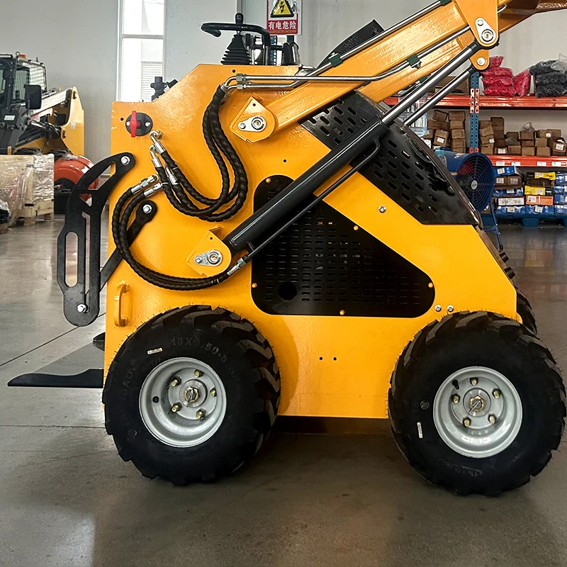 Customized Mini Skid Steer Loader with EPA Engine Multifunctional Farm Crawler Mini Loader Cheap Price 1-Year Warranty