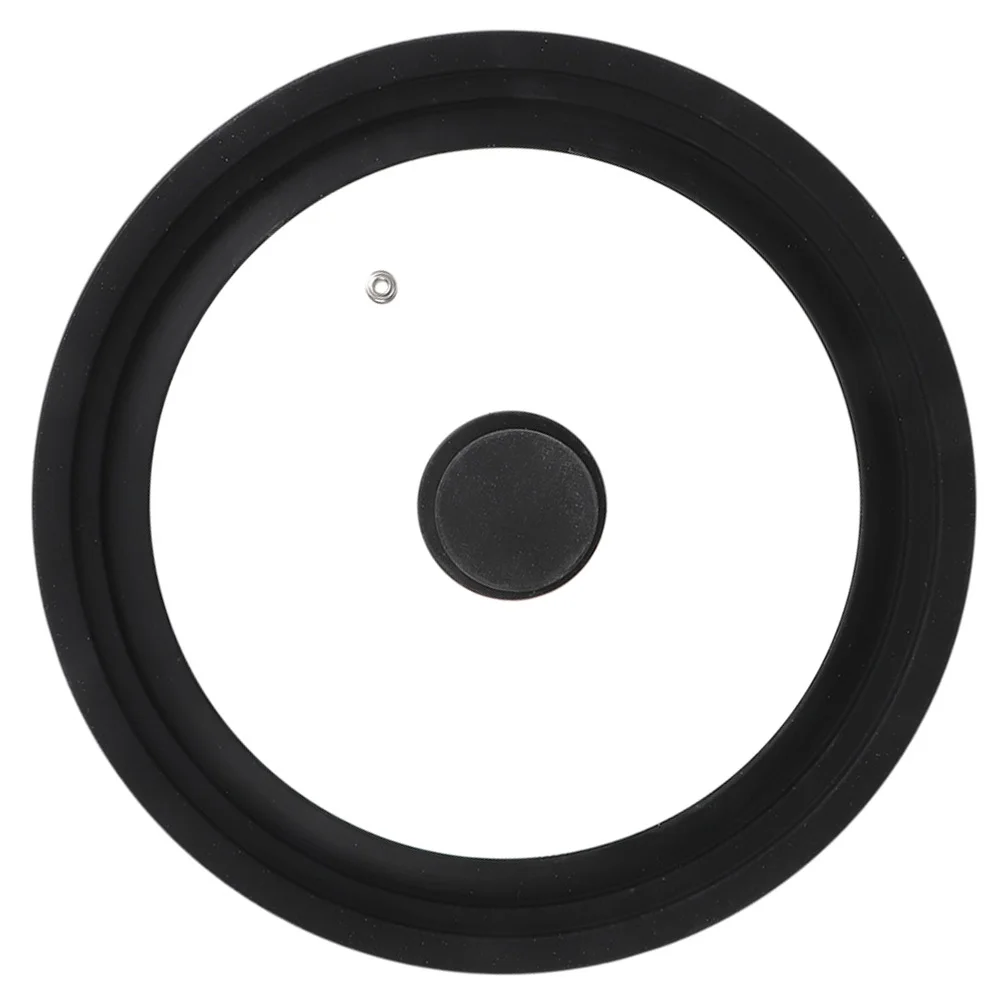 

1Pcs Tempered Glass Pot Lid Silicone Seal Heat Resistant Multipurpose Visible Pot Cover Kitchen Cooking Accessories