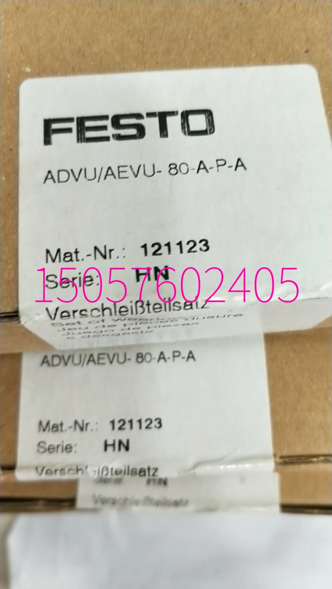 

Genuine FESTO ADVU/AEVU-80-A-P-A Cylinder Repair Kit 121123 In Stock