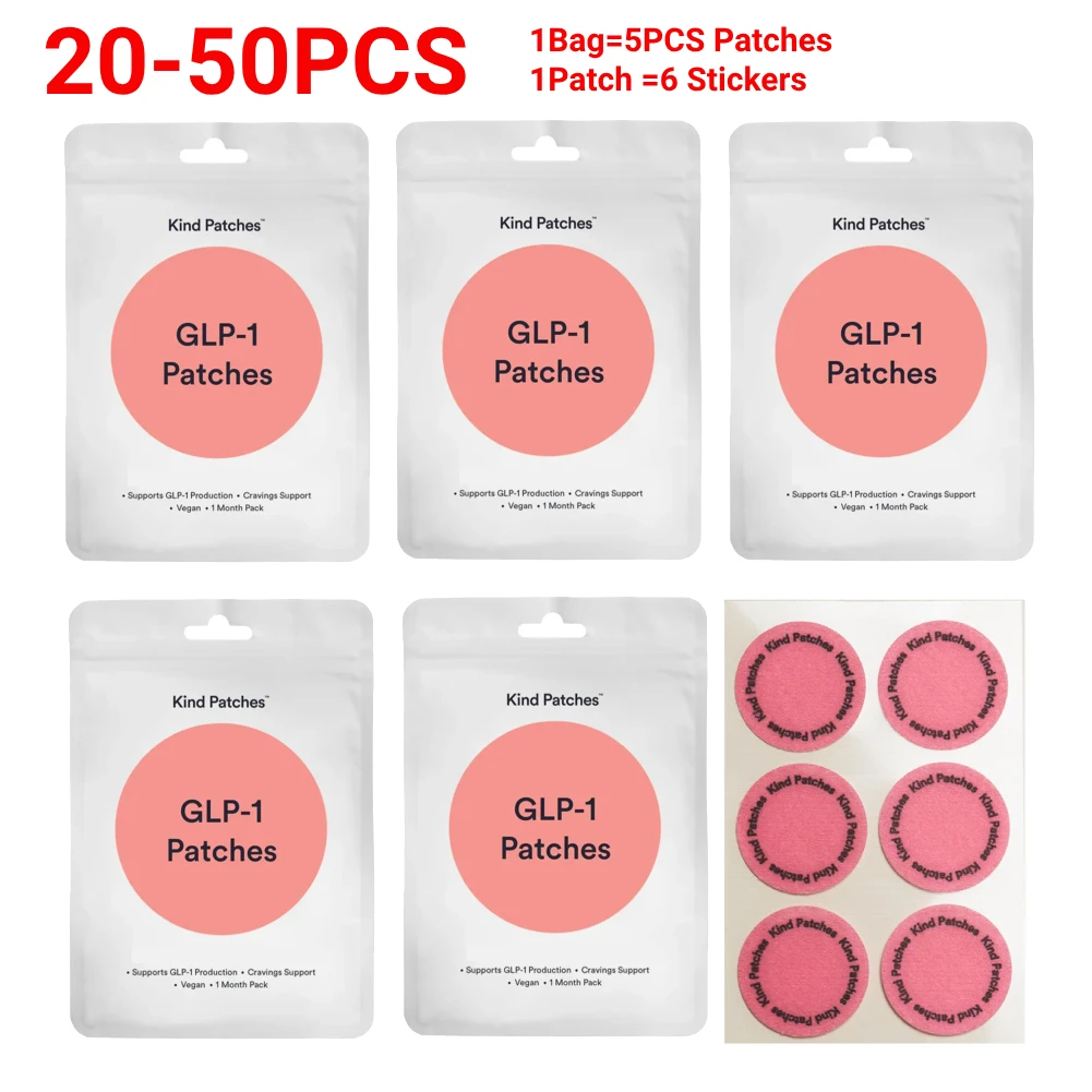 

20-50 Weight Loss GLP-1 Patches Slimming Sticker Regulating Insulin Secretion Metabolism Booster Patch for Women Men Weight Loss