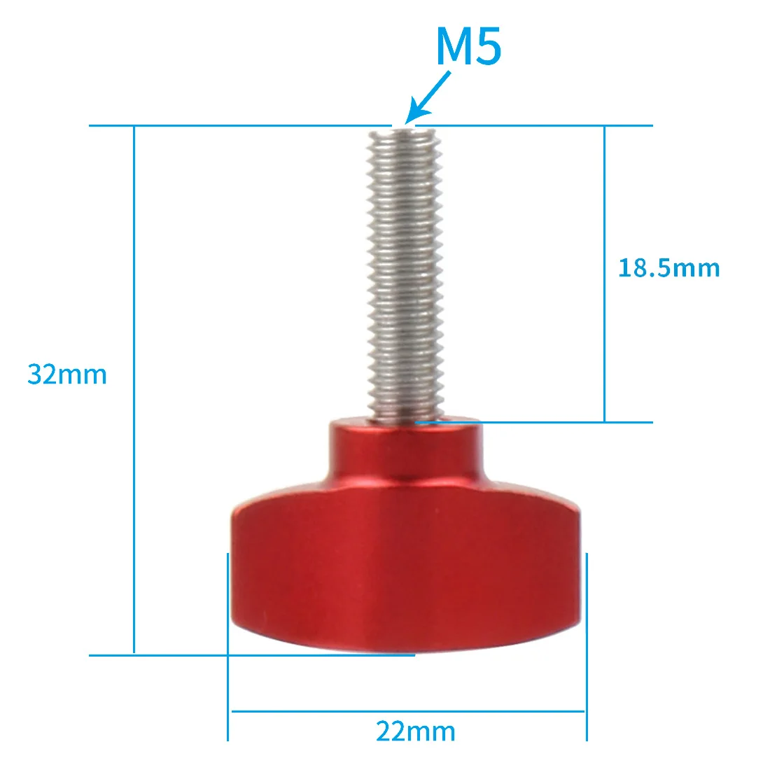 M5 Gewindebolzen Edelstahl Aluminiumlegierung T Handfest Schraube Klemmknopf Manuelle Griffschraube für Gopro 13 Für Insta360 – Detail 36