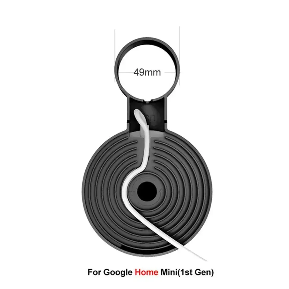 Nuovo supporto da parete per Google Home Nest Mini 2° supporto Assistente vocale Staffa per casa intelligente Cucina Camera da letto Bagno Supporto audio