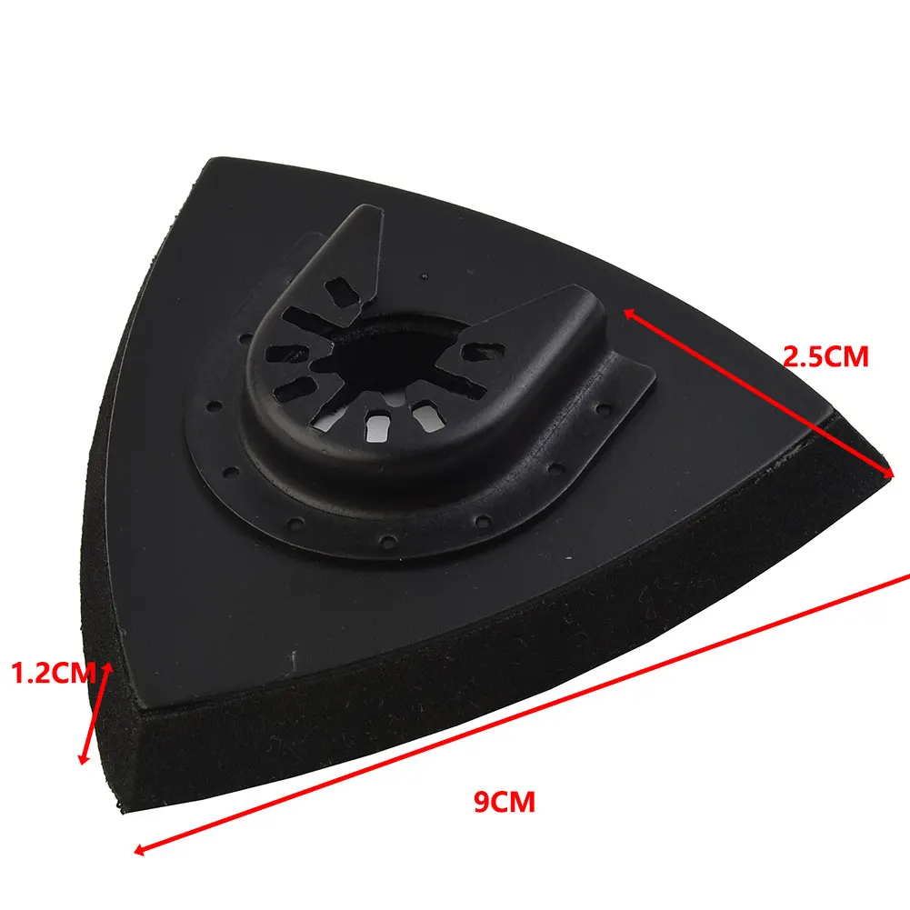 1pc Multi Tool Triangular Sanding Pads 80mm/90mm/93mm Quick Release Triangular Oscillating Tool For Wood Metal Plastic Sanding